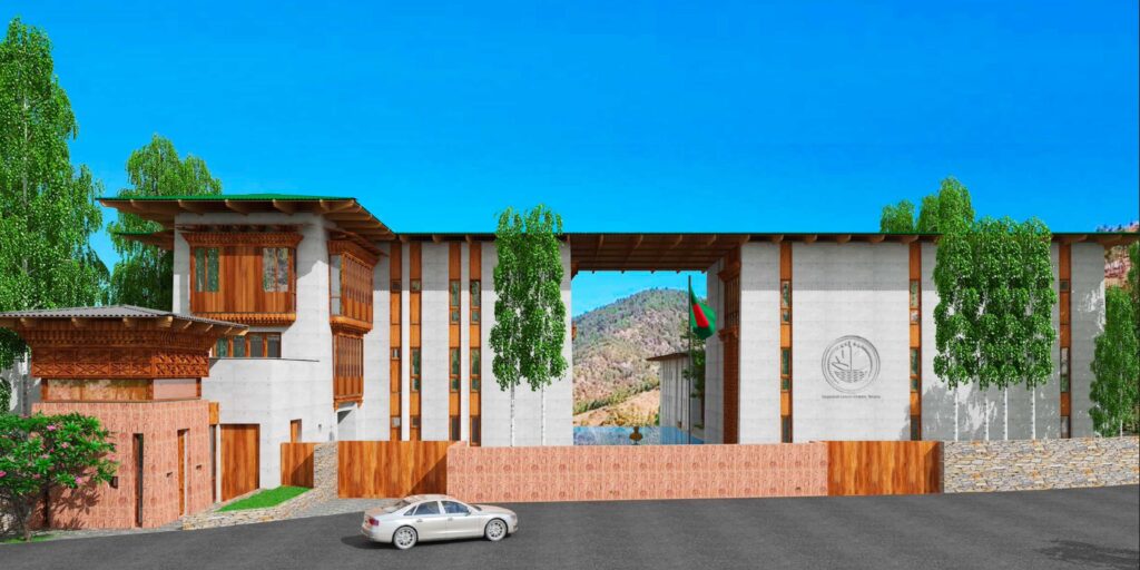 Construction of Bangladesh Chancery Complex and Ambassador’s Residence in Thimphu, Bhutan.